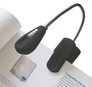 LED Book Light with Flexible Gooseneck Portable Travel Reading Task 