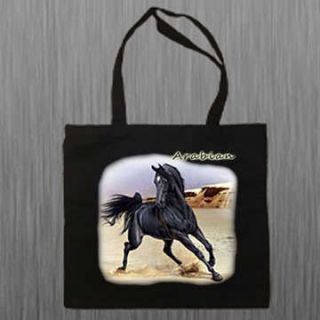Arabian Horse Tote Shoulder Handbag Book Bag Purse
