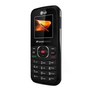 LG 102 Boost Mobile Black Cell Phone 851427003286