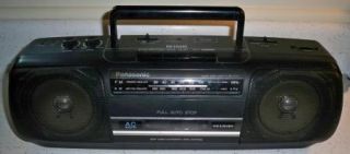 PANASONIC RX FS410 Cassette Tape AM FM Stereo Radio Boombox Mic
