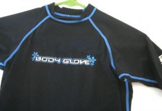 Body Glove Boys Girls s Rash Guard Swim Shirt UV Black