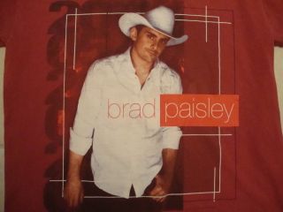 Brad Paisley 2005 World Tour Country Rock Music T Shirt S