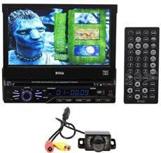 Boss BV9965I 7 In Dash Flip Out Car Monitor DVD USB SD Receiver Back 
