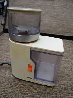 Braun Coffee Mill Grinder Almond Color Model KMM 1