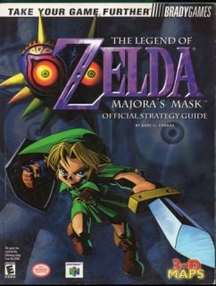 Brady Games Legend of Zelda Majoras Mask Official Strategy Guide N64 