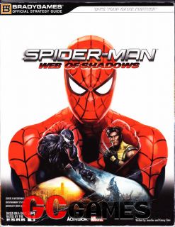 Spider Man Web Of Shadows BradyGames Strategy Guide PS3 Xbox 360