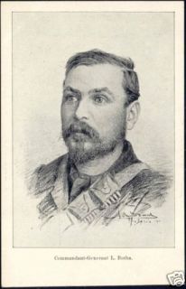 BOER War BOER Commander General Louis Botha CA 1901