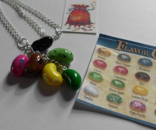 Bertie Botts Every Flavour Jelly Beans on a Necklace Harry Potter 