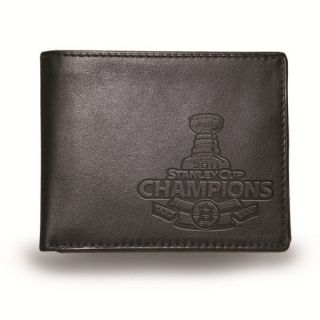 Boston Bruins NHL 2011 Stanley Cup Black Leather Wallet