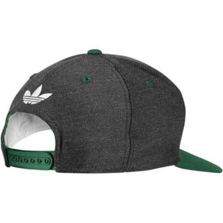 Boston Celtics Adidas NF64Z Snapback Charcoal Cap Hat