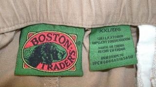 Boston Traders Khaki Shorts Cargo Male Clothing Solid Mens Size XXL 