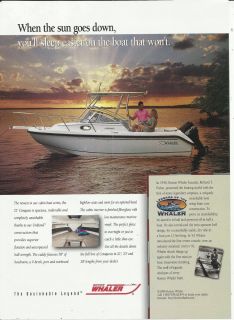 1998 Boston Whaler Boats Color Ad The 21 Conquest