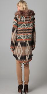 Size Medium BB Dakota Bostwick Coat Jacket Navajo Native Tribal Hoodie 
