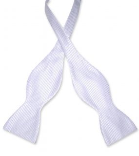 Antonio Ricci Self Tie Bow Tie Solid Lilac Purple Color Mens Bowtie 