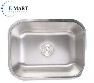   Inch Premium Stainless Steel Undermount Kitchen Sink Single Bowl 16 G