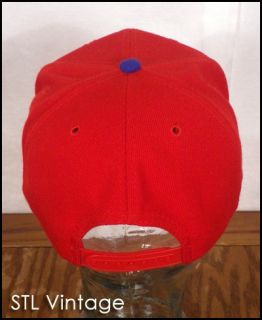 Vtg 80s Retro Wool Blend G Snapback Baseball Cap Hat Trucker Plain 