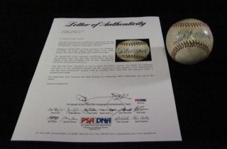 Ted Williams Other HOFers Signed Baseball PSA DNA