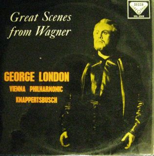 Wagner George London Knappertsbusch Vinyl LP WBG ED1 Great Scenes from 