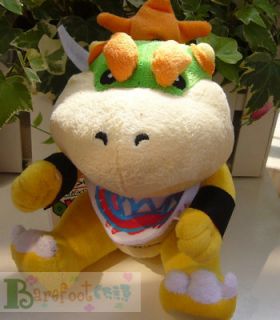   Arrival Super Mario Bros Kids Bowser Jr 7 Funny Plush Toy Doll