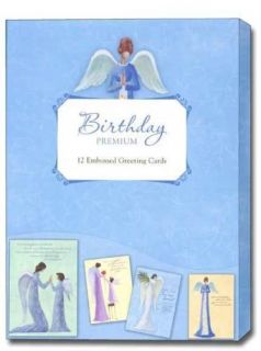 Tranquil Angels Boxed Birthday Cards 12 Greeting Cards