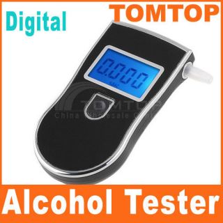 Police LCD Digital Breath Alcohol Tester Breathalyser