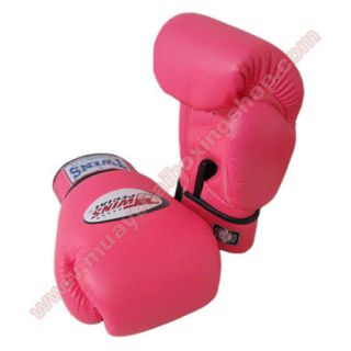  Twins Muay Thai Boxing Gloves Pink 14 Oz