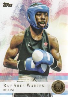 2012 Topps U s Olympic Team Gold 2 RauShee Warren Boxing