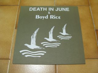 Death in June Boyd Rice Alarm Agents 12"