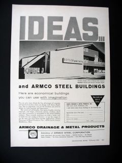 Armco Steel Buildings Boysen Paint Company Building Portland or 1960 