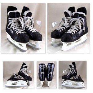 Bauer Supreme Junior 90 Boys Ice Hockey Skates Sz 5D Carbon Steel 
