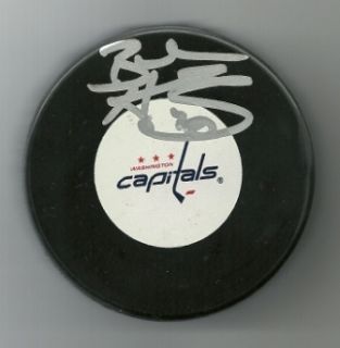New Capitals Braden Holtby Autographed Auto Logo Hockey Puck CSD COA 