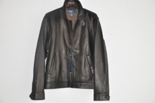 695 Polo Ralph Lauren Bradford Leather Jacket Coat M