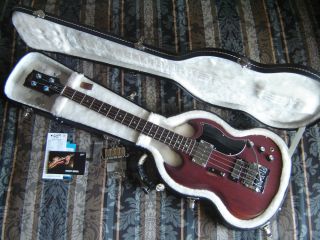 Up For Sale Gibson SG Faded Bass with Case and Kahler Tremolo