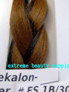 Silky Kanekalon Braid Hair Dreadlock 1B 30 Auburn