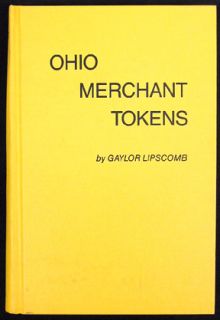 Book Ohio Merchant Tokens Lipscomb Hardbound