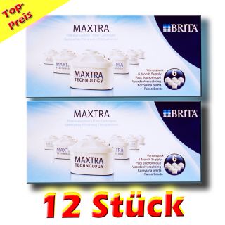 12 Original Brita Maxtra Wasserfilter Kartuschen Neu