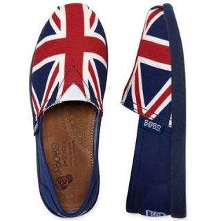 Skechers Lil Bobs British Flag Girls Shoes Multiple Sizes 1 13 Fast 