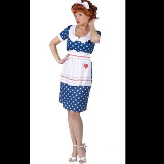 Adult I Love Lucy Lucille Ball Costume Medium Large 10 14