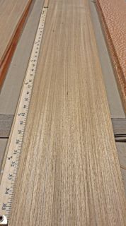 Freijo Brazilian Teak Wood Veneer 7 x 115 with No Backing Raw Veneer 