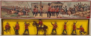 Britains Johillco Crescent Royal Canadian Mounted Police RCMP Boxed 