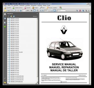 Renault Clio Manual de Taller Workshop Manual Manuel Reparation