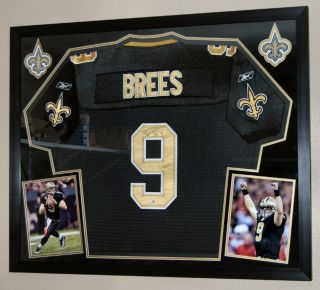Drew Brees New Orleans Saints Autographed Framed Jersey