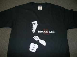 Bruce Lee Tshirt Little Dragon Pheonix Karate Kid Martial Arts Fight 
