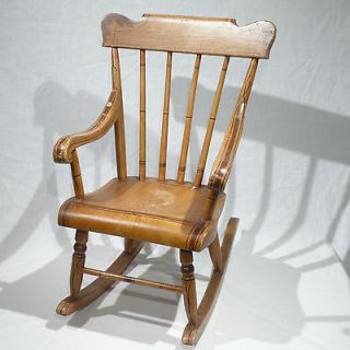 Newly listed ANTIQUE PENNSYLVANIA CHILDS ROCKING CHAIR, ORIGINAL 