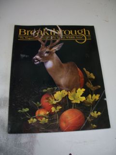 BREAKTHROUGH TAXIDERMY MAGAZINE ANTLERS HUNTING ISSUE 88 FALL 2007 