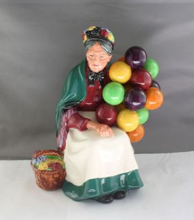 Royal Doulton The Old Balloon Seller HN1315 Made in England Lady 