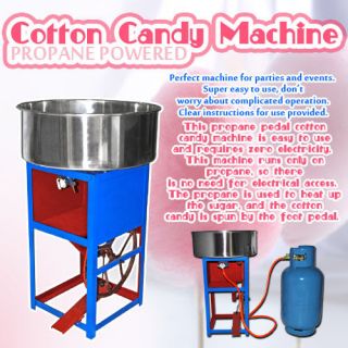 Propane Powered Cotton Candy Machine Commercial Floss Maker Perfect 