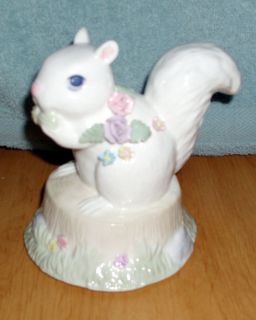 White Squirrel Musical Figurine Heritage House