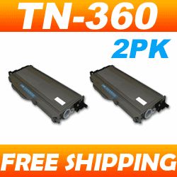 Brother TN360 Toner Cartridges HL 2140 HL 2170W 2pk