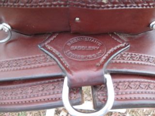 This saddle was built in July of 2011, and, has been used less than 20 